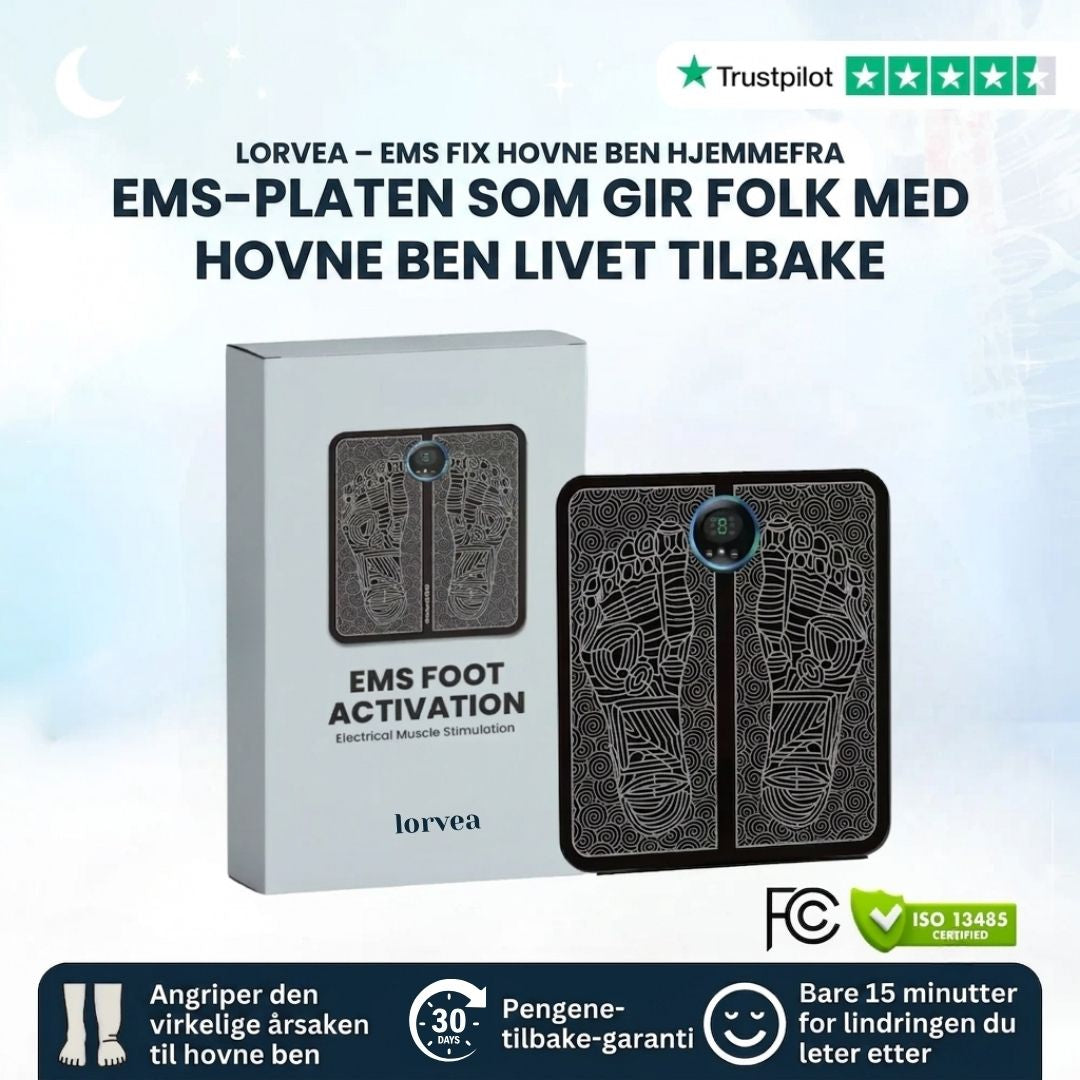 Lorvea - EMS FOR Å REDUSERE HEVEDE BEN HJEMMEFRA