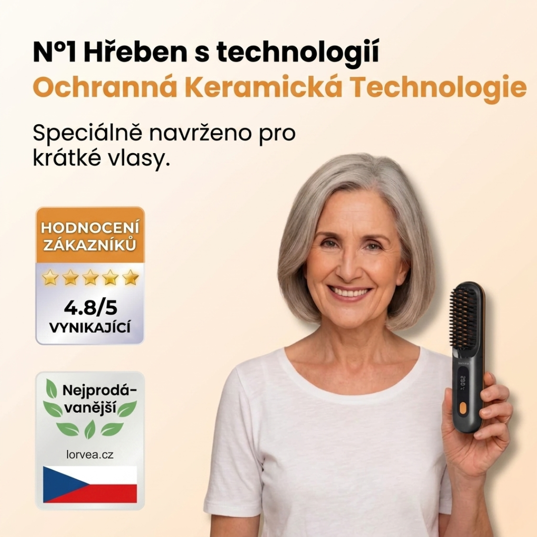 Kartáč Lorvea pro krátké vlasy