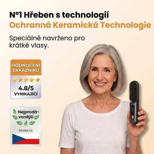 Kartáč Lorvea pro krátké vlasy