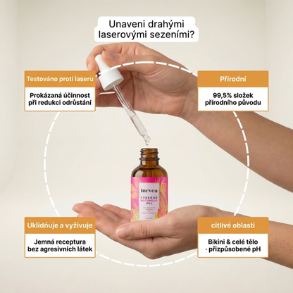 Přírodní sérum proti zarůstání chloupků