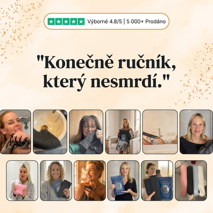 Exfoliační antibakteriální žínka
