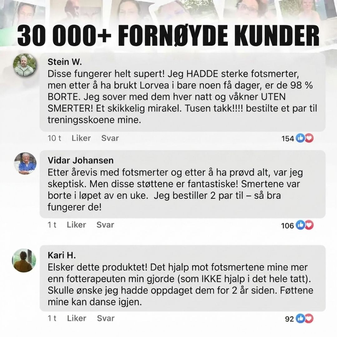 Lorvea® Fotstrømper