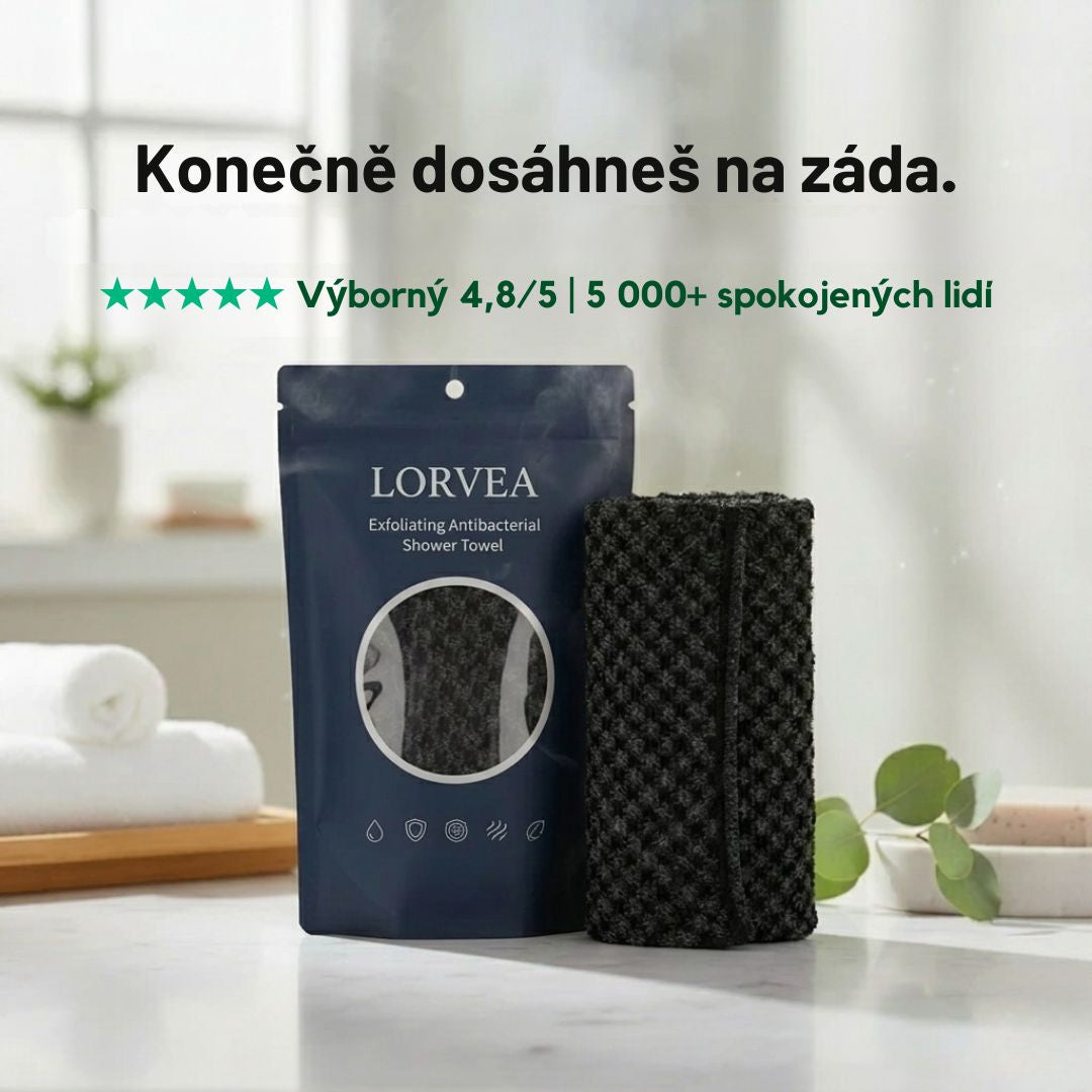 Exfoliační antibakteriální žínka