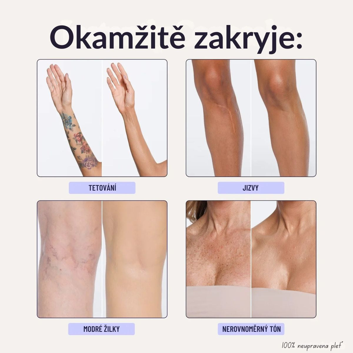 Lorvea Okamžitý Tělový Korektor