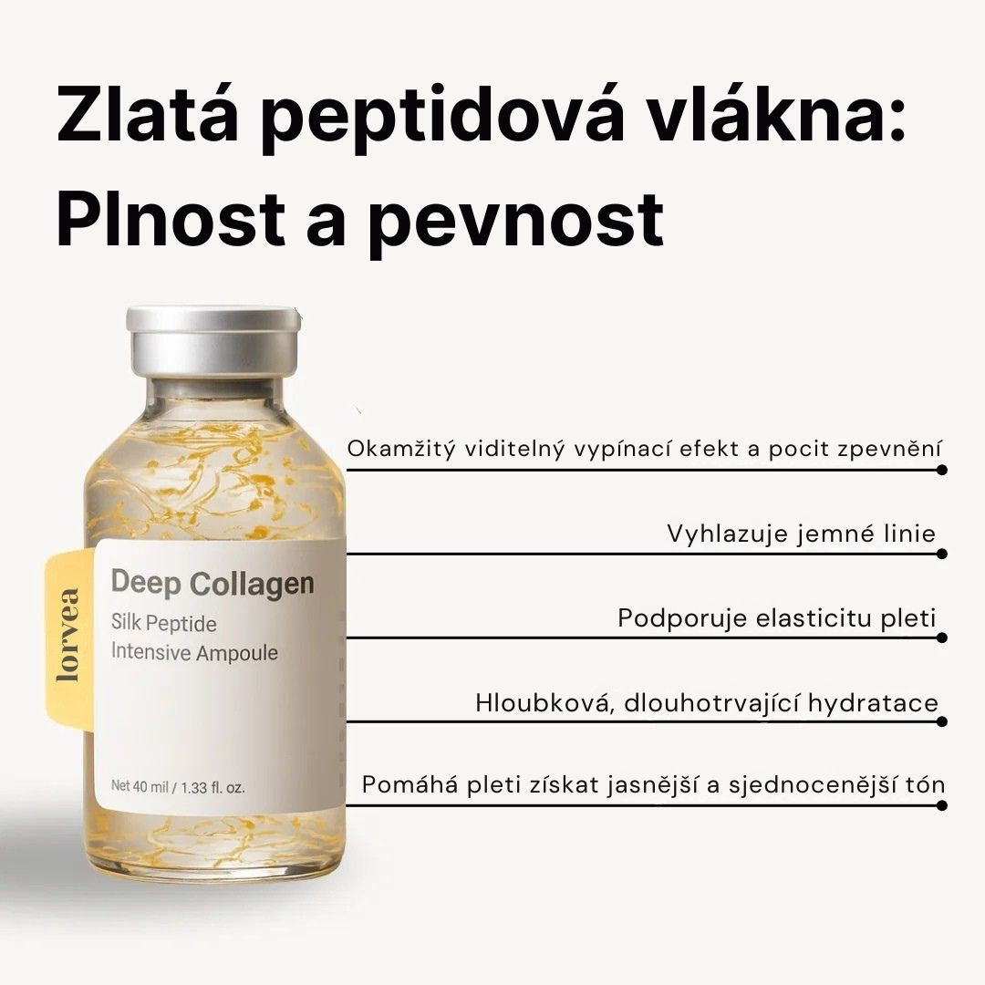 Hloubkové sérum s kolagenovými hedvábnými peptidy