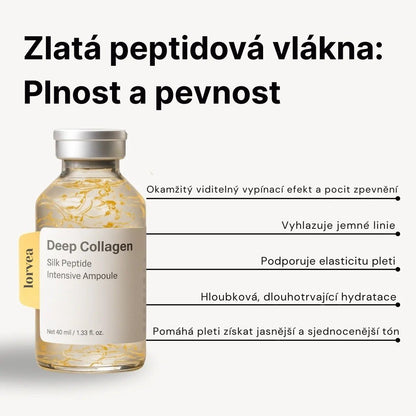 Hloubkové sérum s kolagenovými hedvábnými peptidy